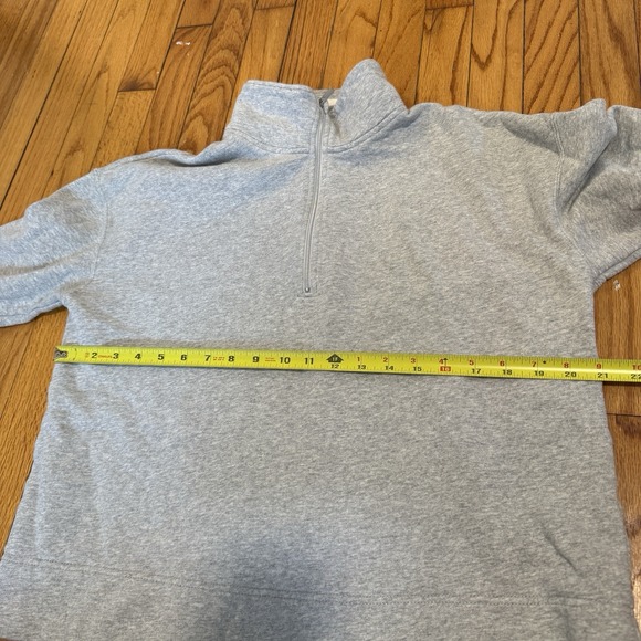 Tuckernuck Tnuck Sport Heathered Gray Carlson Quarter Zip Size Medium - Picture 8 of 8